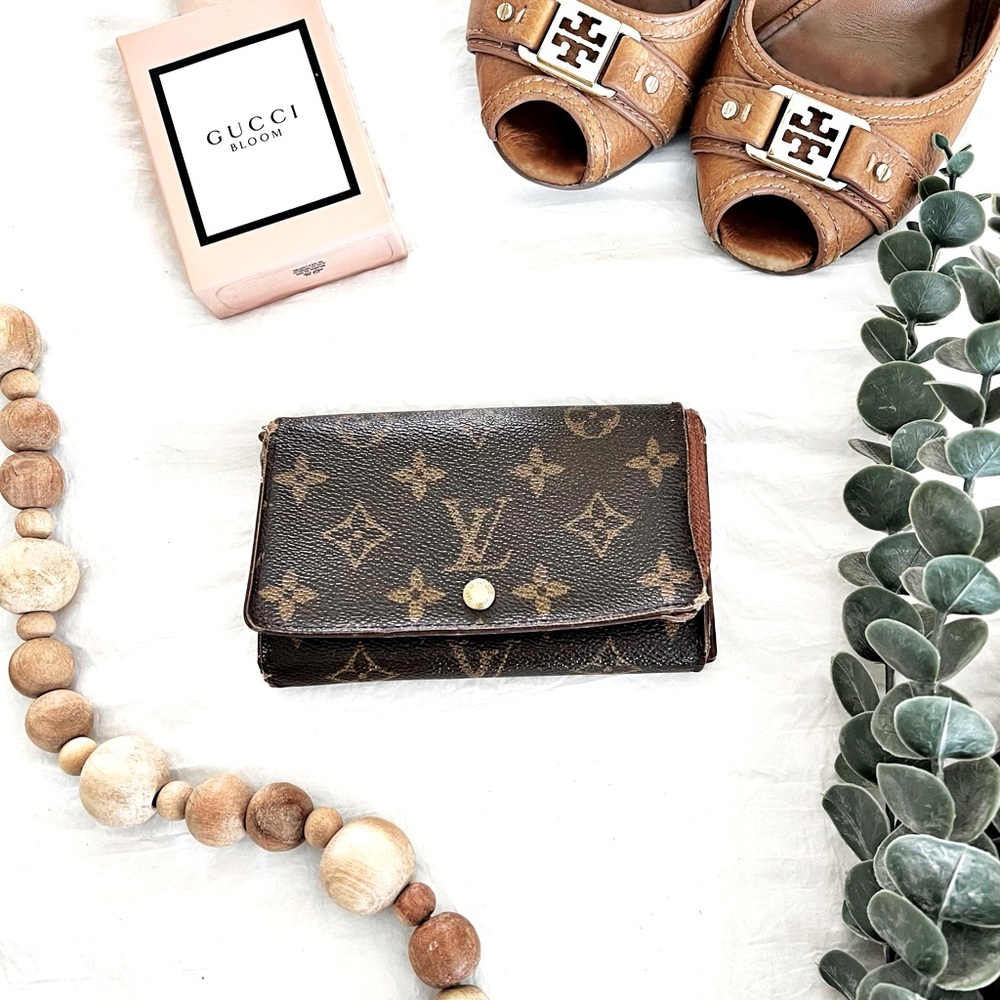 LOUIS VUTTION Vintage Portomonevier Tresor Monogram Wallet ~ 97’